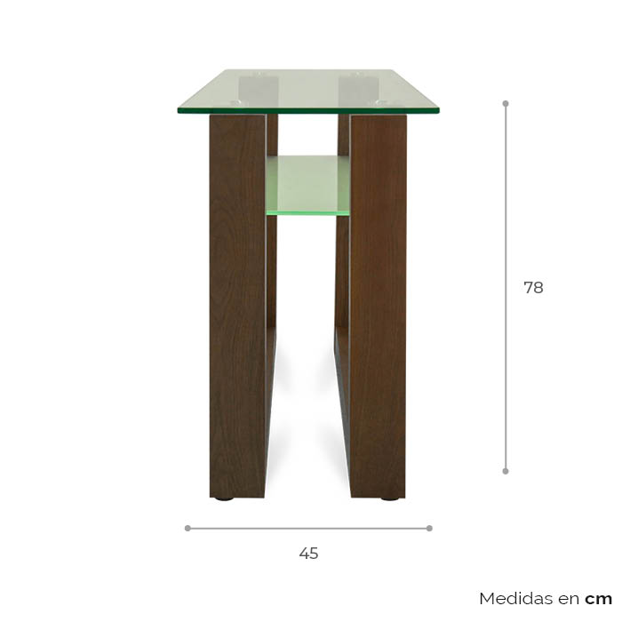 Mesa Consola Nogal Avek | Mesas Consolas | salas